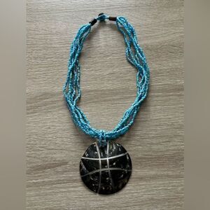 NWOT … Beaded “STATEMENT” Pendent Necklace